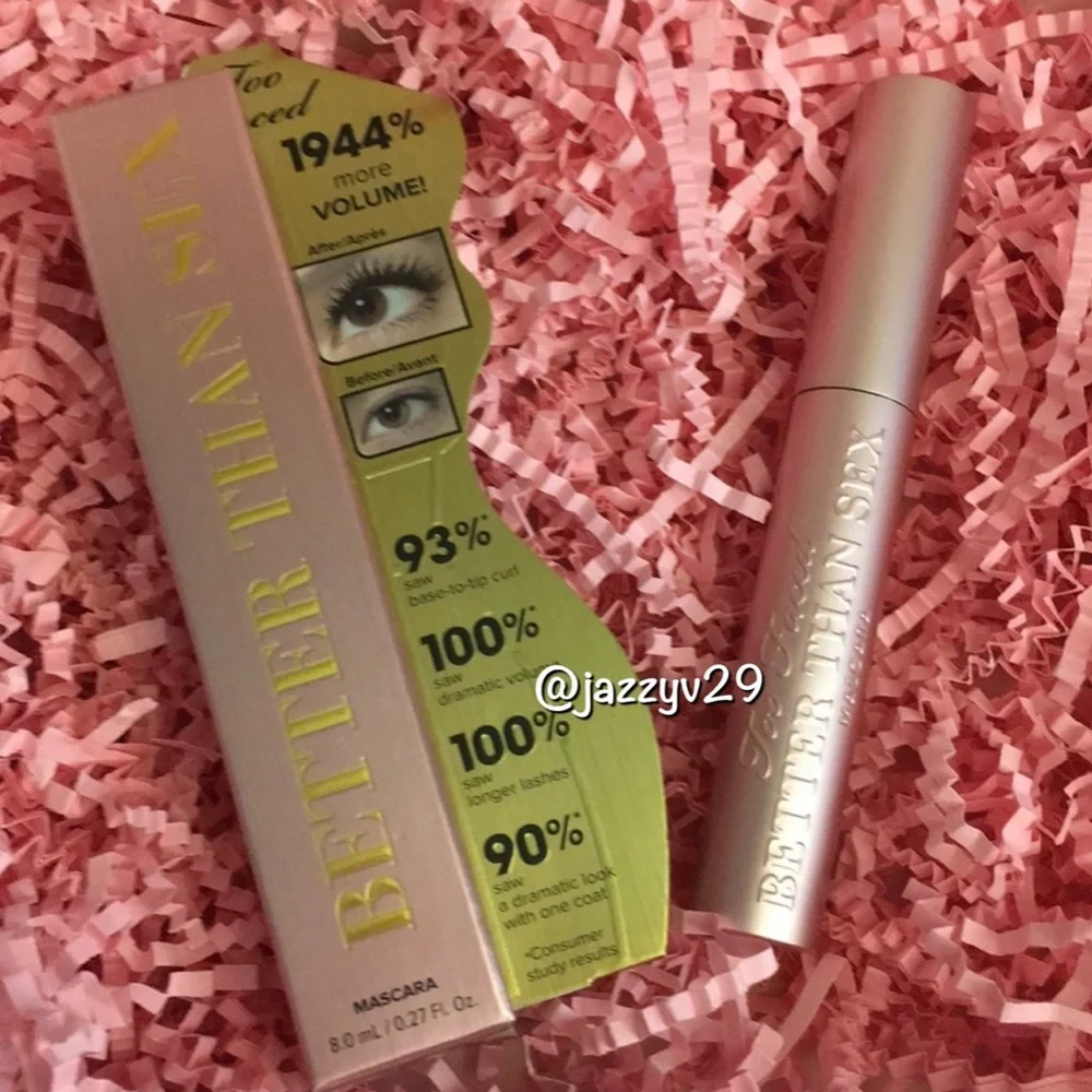 👀Too Faced Better Than Sex Volumizing Mascara👀